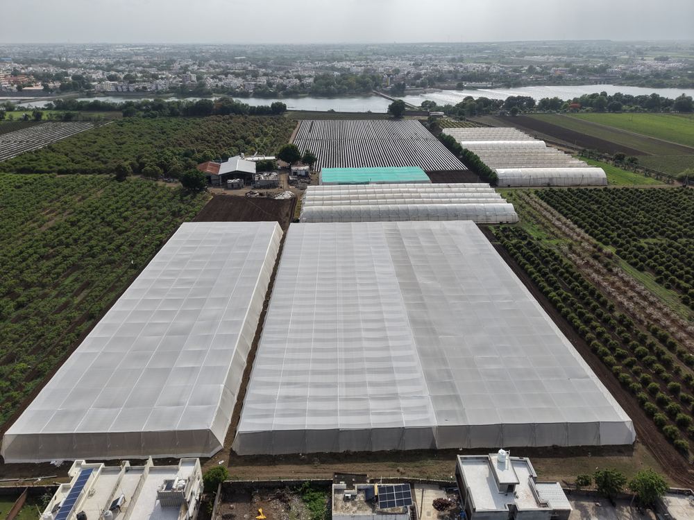 Greenhouse project by Avishkar Agribiz Pvt. Ltd.