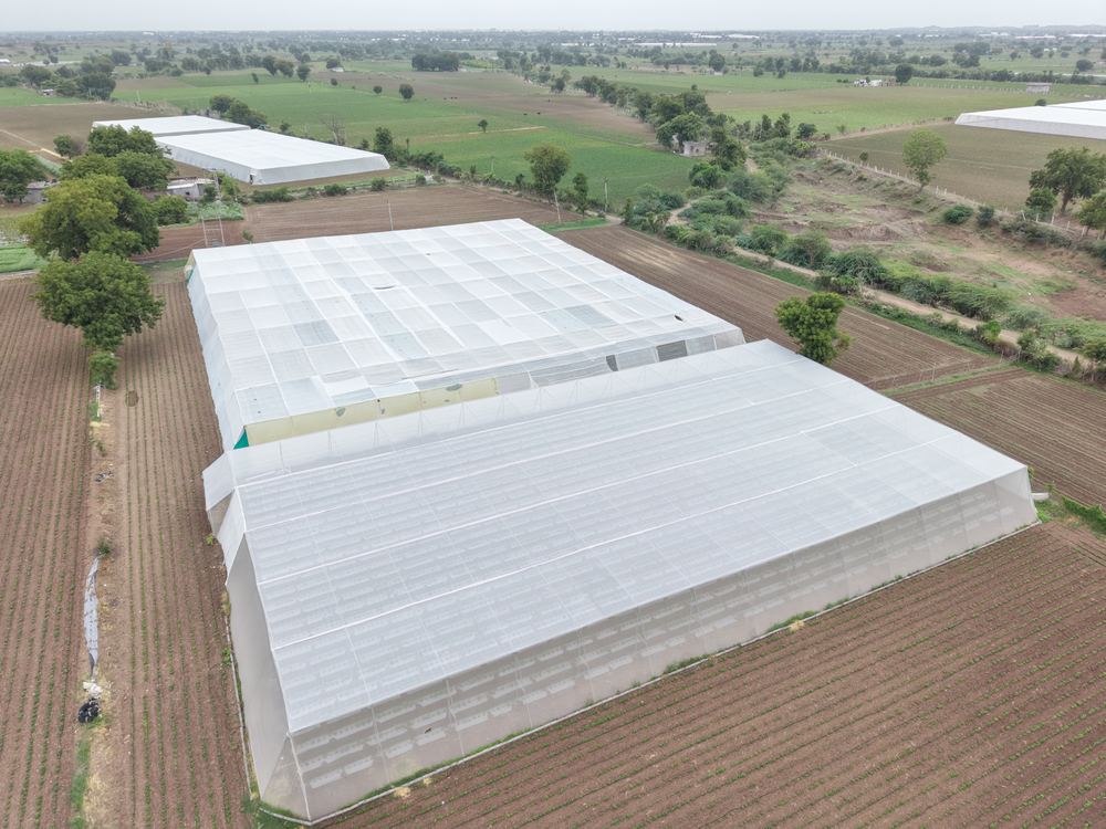 Greenhouse project by Avishkar Agribiz Pvt. Ltd.